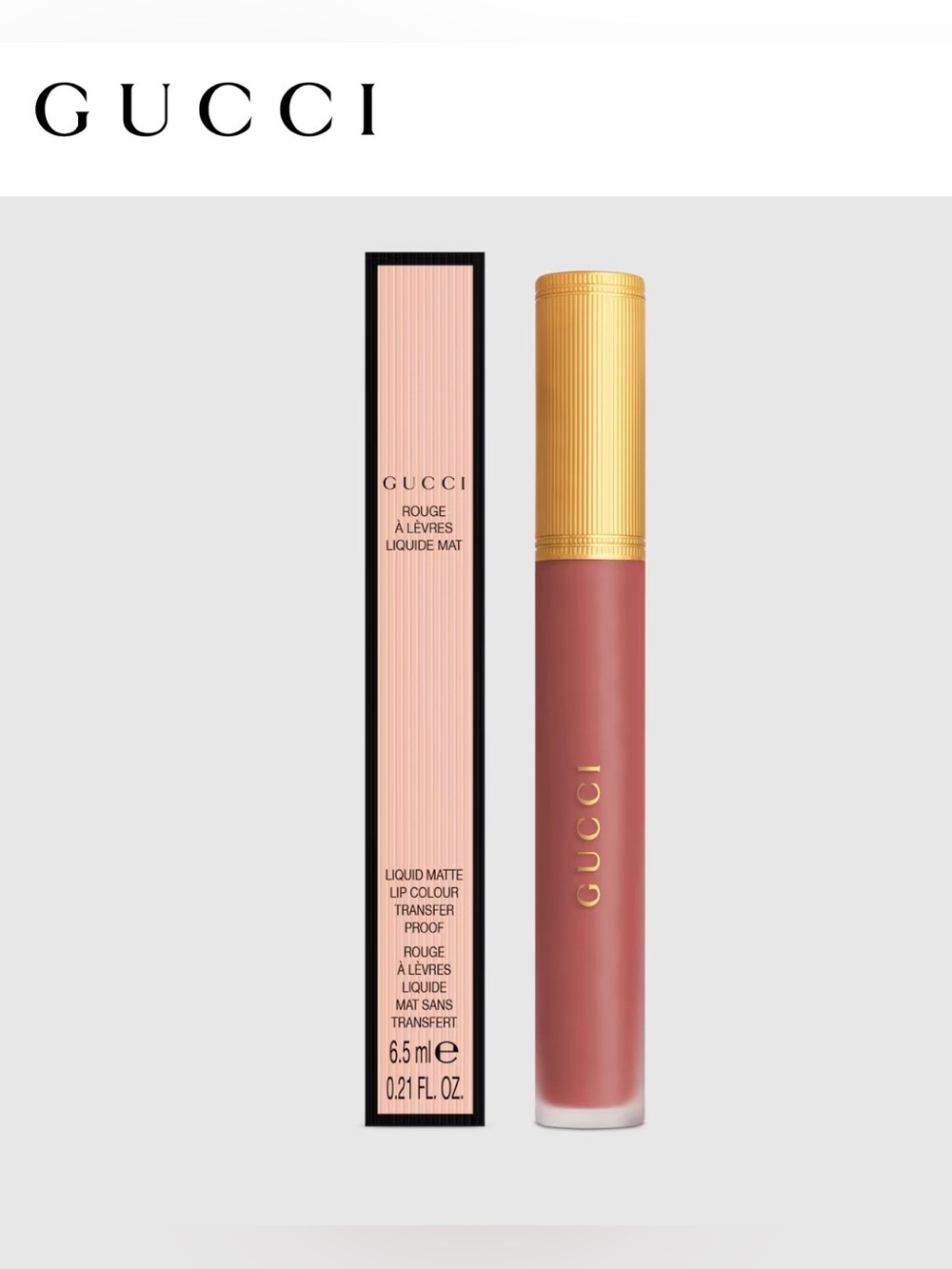 Gucci 217 Valeria Rose, Rouge à Lèvres Liquide Mat Lipstick - Picture 6 of 14